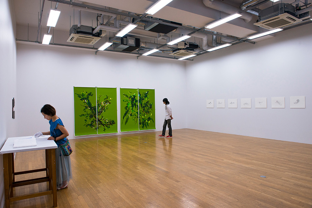 <p>Vista da exposição, FAL - The Fine Art Laboratory Gallery, Universidade de Arte de Musashino, Tóquio, Japão</p>
