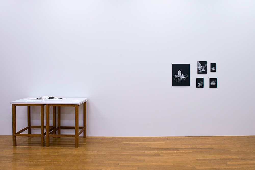 <p>Vista da exposição, FAL - The Fine Art Laboratory Gallery, Universidade de Arte de Musashino, Tóquio, Japão</p>